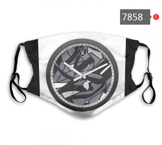 NFL 2020 Oakland Raiders #30 Dust mask with filter->nfl dust mask->Sports Accessory